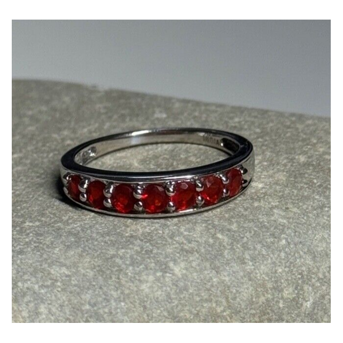 925 Sterling Silver Spinel Ring Size 7.5