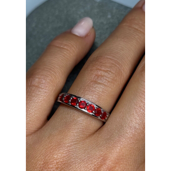 925 Sterling Silver Spinel Ring Size 7.5