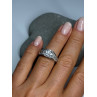 925 Sterling Silver CZ Ring Size 5