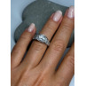 925 Sterling Silver CZ Ring Size 5