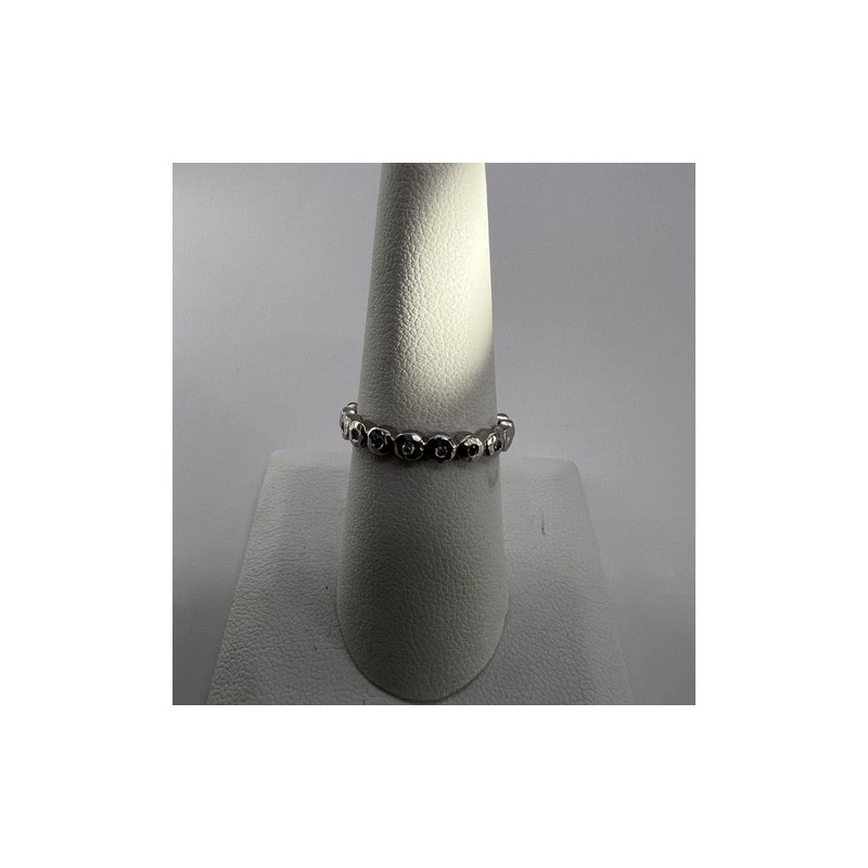 925 Sterling Silver & CZ Ring Size 7