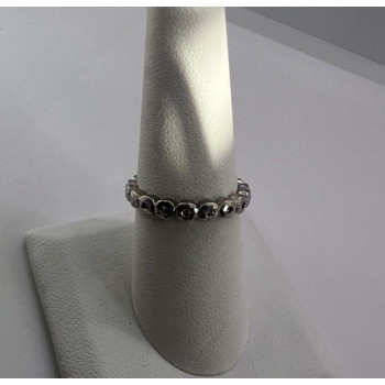925 Sterling Silver & CZ Ring Size 7