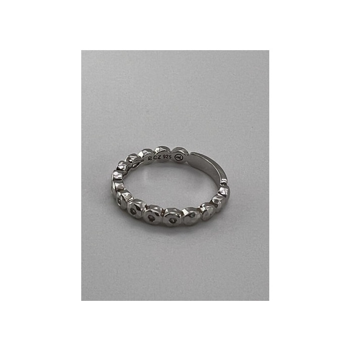 925 Sterling Silver & CZ Ring Size 7