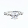 925 Sterling Silver CZ Ring Size 9.5