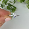 925 Sterling Silver CZ Ring Size 9.5