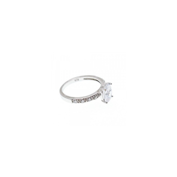 925 Sterling Silver CZ Ring Size 9.5