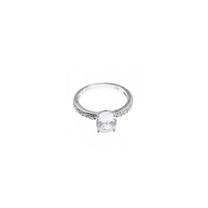 925 Sterling Silver CZ Ring Size 9.5