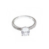 925 Sterling Silver CZ Ring Size 9.5
