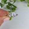 925 Sterling Silver CZ Ring Size 9.5