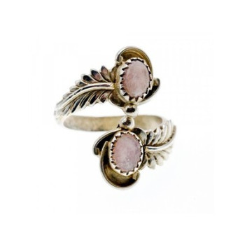 Vintage 925 Sterling Silver Mother Of Pearl Ring Size 8