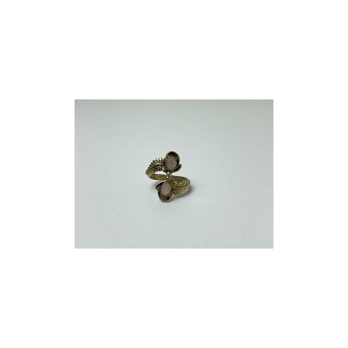 Vintage 925 Sterling Silver Mother Of Pearl Ring Size 8