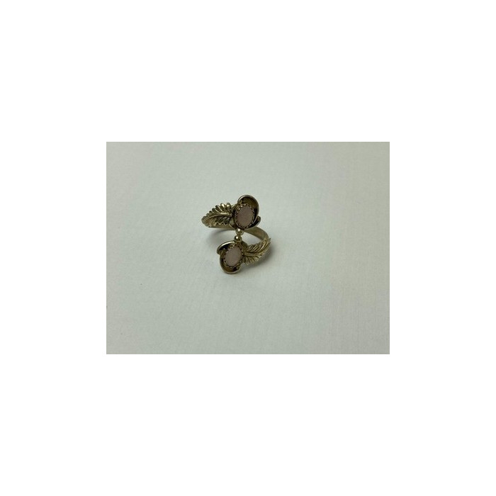 Vintage 925 Sterling Silver Mother Of Pearl Ring Size 8