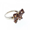 925 Sterling Silver Iolite & Pink Topaz 