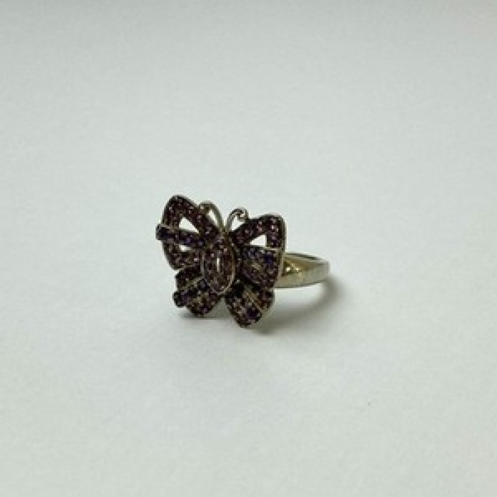 925 Sterling Silver Iolite & Pink Topaz 