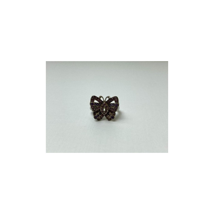 925 Sterling Silver Iolite & Pink Topaz 