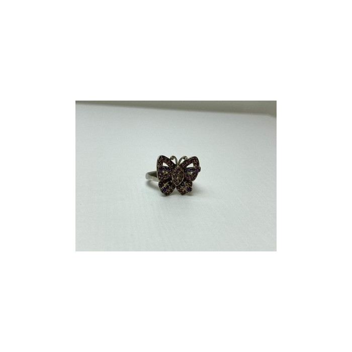 925 Sterling Silver Iolite & Pink Topaz 