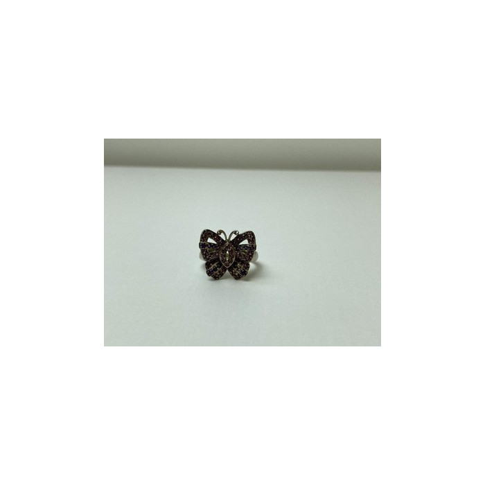 925 Sterling Silver Iolite & Pink Topaz 