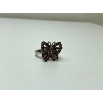 925 Sterling Silver Iolite & Pink Topaz 