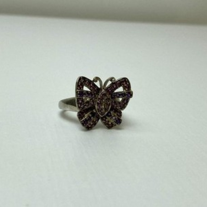 925 Sterling Silver Iolite & Pink Topaz 