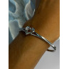925 Sterling Silver NDI Diamond Heart Bracelet