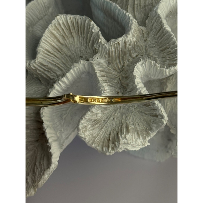 925 Sterling Silver Gold Plated Sapphire Bracelet