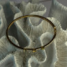 925 Sterling Silver Gold Plated Topaz Citrine Peridot Bracelet