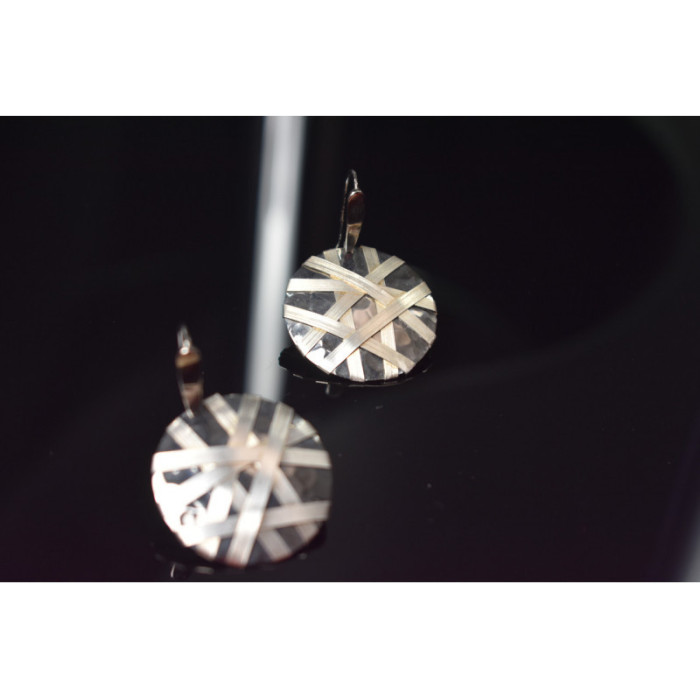 MILOR 925 STERLING SILVER EARRINGS ITALY