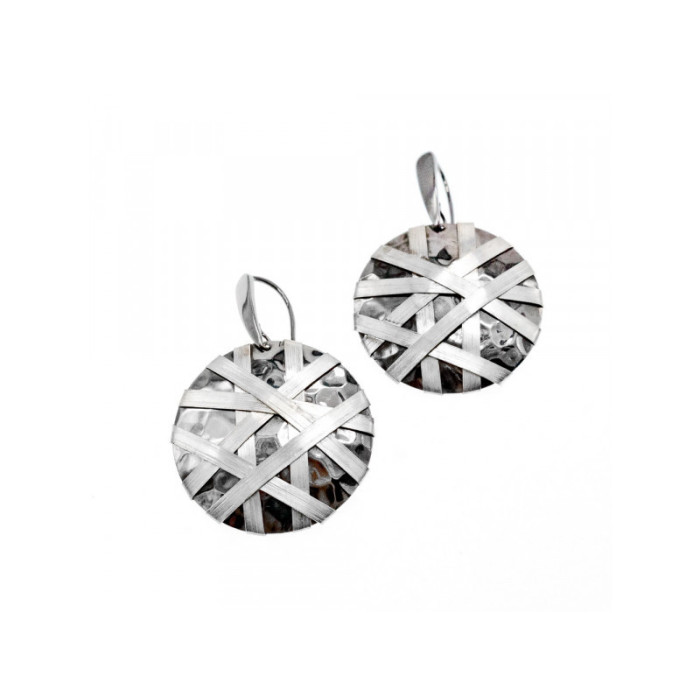 MILOR 925 STERLING SILVER EARRINGS ITALY