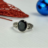 925 Sterling Silver Black Onyx Ring Size 11.75