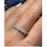 925 Sterling Silver CZ Ring Size 8.5