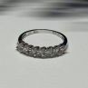 925 Sterling Silver CZ Ring Size 8.5