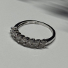 925 Sterling Silver CZ Ring Size 8.5