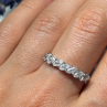925 Sterling Silver CZ Ring Size 8.5