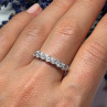 925 Sterling Silver CZ Ring Size 8.5