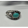 925 Sterling Silver Turquoise Ring Size 6