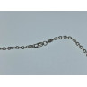 925 Sterling Silver Chain Necklace Italy 18.1 In