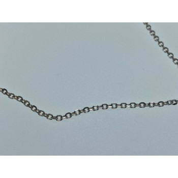 925 Sterling Silver Chain Necklace Italy 18.1 In