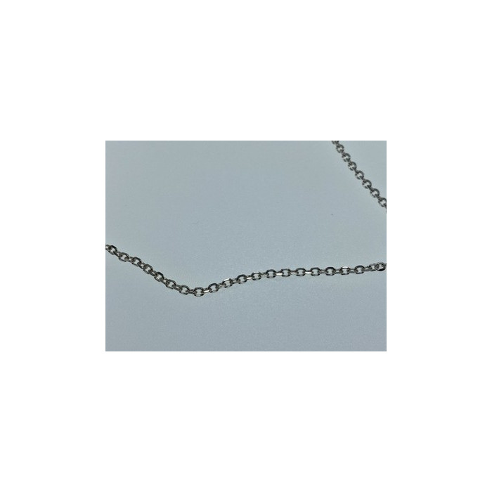 925 Sterling Silver Chain Necklace Italy 18.1 In