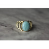 925 Sterling Silver Larimar Ring Size 7