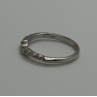 18K WHITE GOLD  DIAMONDS  RING SIZE 6