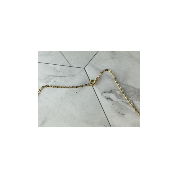 925 STERLING SILVER GOLD PLATED OPAL & MORGANITE CHAIN WITH PENDANT