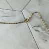 925 Sterling Silver Gold Plated Opal & Morganite Chain With Pendant
