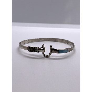 925 Sterling Silver Larimar Bracelet