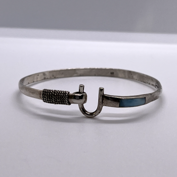 925 Sterling Silver Larimar Bracelet