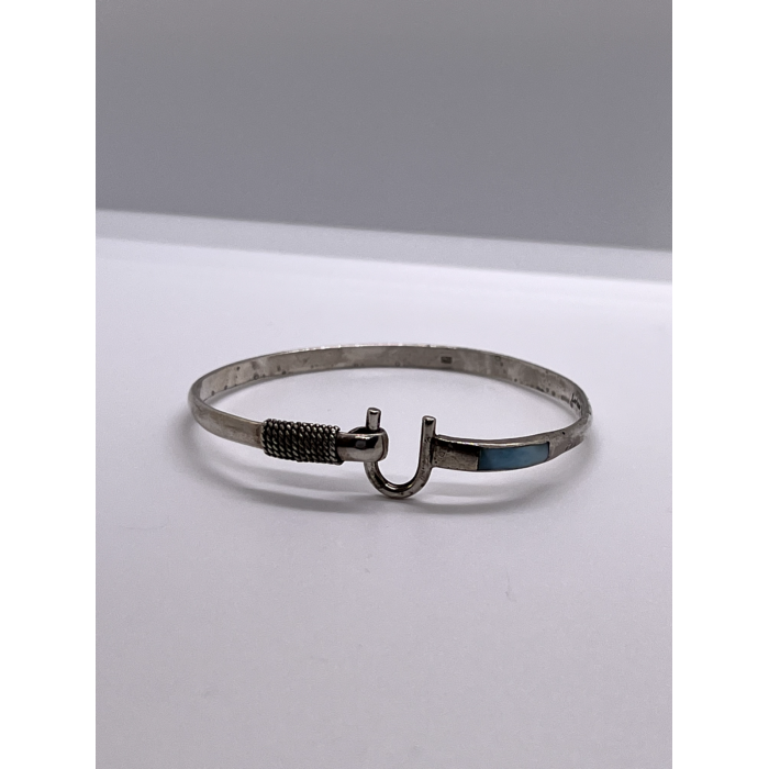 925 Sterling Silver Larimar Bracelet