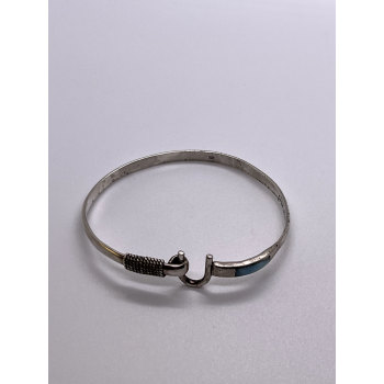 925 Sterling Silver Larimar Bracelet