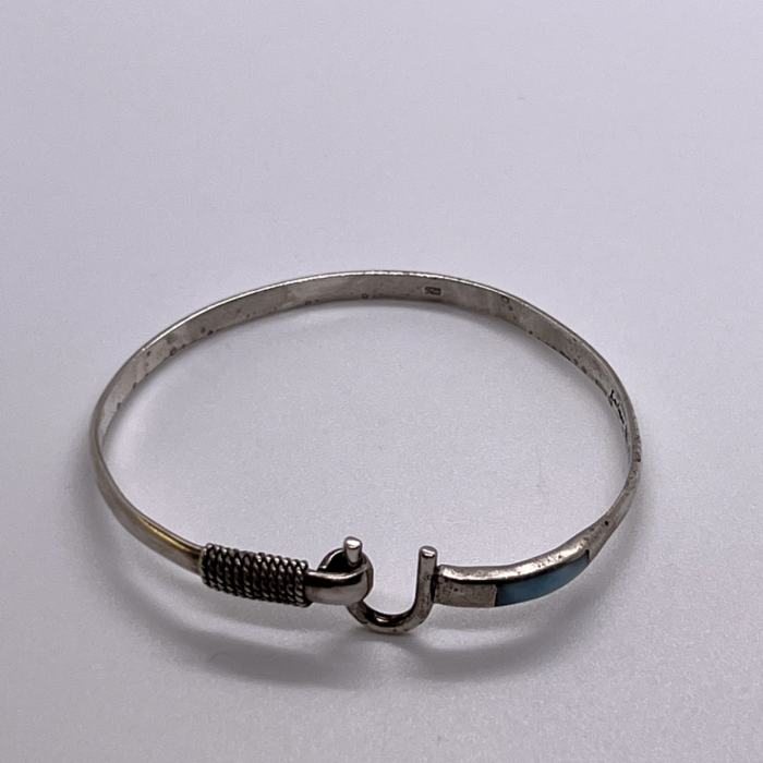 925 Sterling Silver Larimar Bracelet