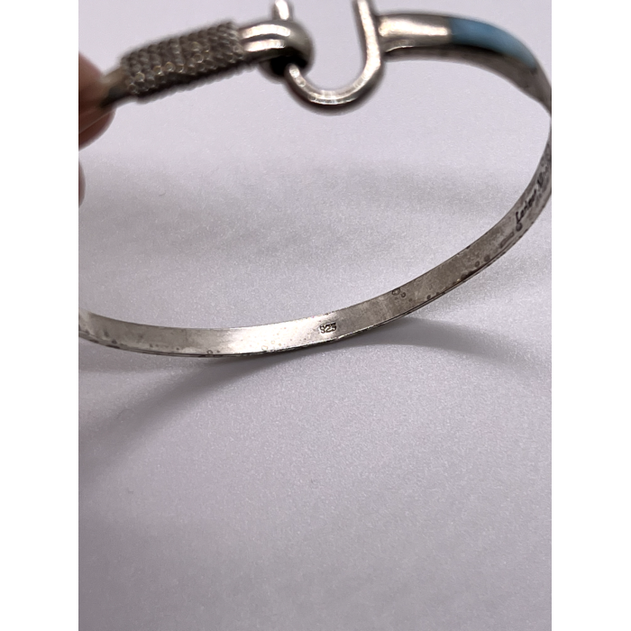 925 Sterling Silver Larimar Bracelet