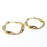 925 Sterling Silver Gold Plated Classic Earring