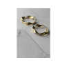 925 Sterling Silver Gold Plated Classic Earring